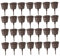 Engrais de bonsaï, panier d'engrais de bonsaï Panier de couverture à outils de jardin en plastique réutilisable pour plantes succulentes de plantes à fleurs 100pcs