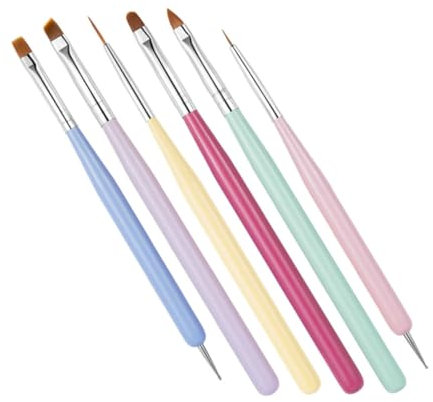 GANAZONO 6stücke Teiliges Nagelkunst-stiftset Mit Verschiedenen Spitzen Langlebig Für -maniküre Und Kreative Nagelgestaltung