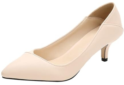 Womens Mid High Block Heels Mary Jane Court Shoes Ladies Comfort Support Work Pumps Formal Smart Office Low Heeled Slip On Wide Fit Extra Stiletto Rose Gold