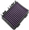 Doppio strato acciaio rinforzato‌ Filtro aria per moto, filtro di aspirazione aria motore, detergente per KTM Duke125 Duke250 Duke390 2017-2021 Duke 125 250 390 Gomma collettore 45° universale‌(Non-wo