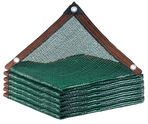 Schattierungsnetz 60% Schattennetz mit Ösen Gewächshaus Schattiernetz Sonnensegel Pflanze Sonnenschutz Sonnenschutznetz für Garten Außen Hof Dach (4x4m)