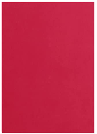 Clairefontaine - Ref 48138C - Pollen Grained Paper (Pack of 50 Sheets) - A4 Sized, 210gsm Grained Card, Acid Free, Inkjet & Laser Printer Compatible - Cherry,29.7 x 21 x 1 cm
