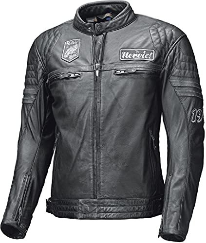 Held Motorradjacke mit Protektoren Motorrad Jacke Baker Lederjacke schwarz 56, Herren, Chopper/Cruiser, Sommer