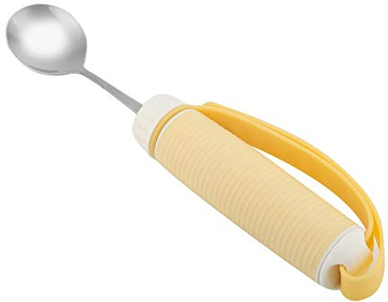 Ustensile de Cuisine pour Personnes handicapées, Fourchette ou cuillère, Amovible et Flexible