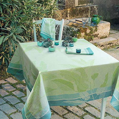 Garnier Thiebaut Livia Chlorophylle Tischdecke, 114,3 x 114,3 cm