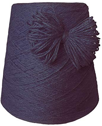 Strickwolle 1 kg 1000g Schurwolle Schafwolle dicke Wolle zum Stricken günstig kaufen Handstrick Häkelwolle Häkeln Garn Nadel 3 3,5 4 - Blau Marine