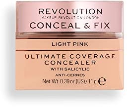Revolution Conceal and Fix Ultimate Coverage Concealer hellrosa
