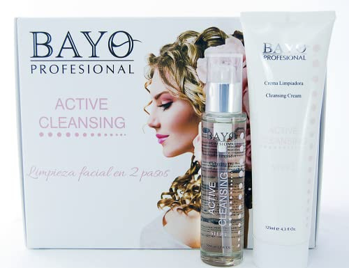 Pack doble limpieza facial, aceite limpiador y crema limpiadora Active Cleansing BAYO PROFESIONAL