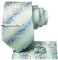 Hi-Tie Klassisches Herren-Krawatten-Set aus Seide, Einstecktuch, Manschettenknöpfe, Clipnadel, solide Streifen, Paisley-Krawatte, 4-teilig, Light Mint, M
