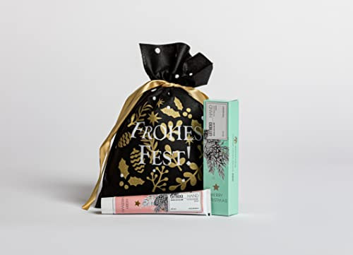1 x UMIDO Hand-Creme Geschenkset Weihnachten Granatapfel + Aloe-Vera Extrakt im Weihnachtssäckchen |Handlotion | Creme | Pflegecreme | Lotion | Hand-Pflege