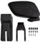 vidaXL Reposabrazos para Coche ABS Negro 12x29x(32-46) cm