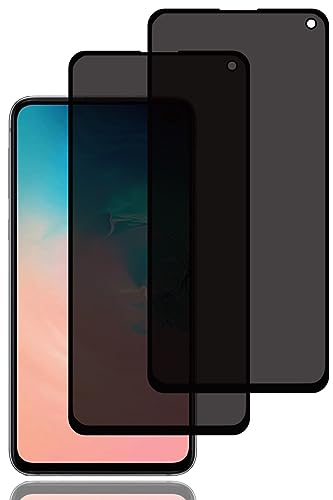 Sichtschutz Schutzfolie für Samsung Galaxy S10e [2 Stück], Privacy Schutzfolie, Privacy Schutzglas, 9H Härte, Kratzfest, Anti-Fingerprint, Blasenfrei, Anti Spy Displayschutzfoli für Galaxy S10e