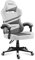 huzaro Force 4.4 Weiß Mesh Ergonomischer Gamingstuhl | Bürostuhl mit Softlex-Funktion | Atmungsaktiver Mesh-Stoff | Verstellbare Armlehnen | Bis 130 kg belastbar | Für Gamer und Büro