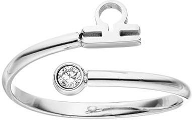 Purelei Sternzeichen Ring verstellbar - Damenring Gold & Silber