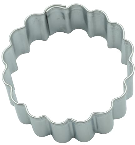 BekkiB - Ausstecher Kreis - Ausstechform ⌀ ca. 3,6 cm - Spülmaschinengeeignete Form aus Edelstahl - Zum Backen für Plätzchen & Unterteil für Linzer - 5513