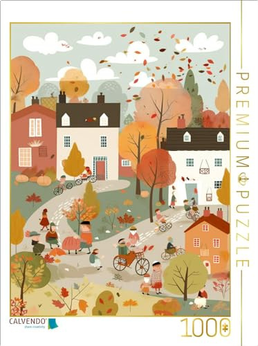 CALVENDO Puzzle Bunter Oktober | 1000 Teile Lege-Größe 64 x 48 cm Foto-Puzzle für glückliche Stunden