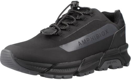 Geox Jungen J Flexyper Plus Boy Sneaker, Schwarz, 28 EU