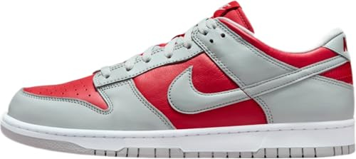 Nike Dunk Low - Herren Varsity Red/Silver-White, Größe 43 EU, Varsity Red Silver White, 43 EU, Varsity Red Silver White, 43 EU