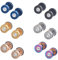 Hinvan 6 Paia Orecchini Uomo Diamante, Orecchini Donna Diamanti, Orecchini Brillanti Uomo Orecchini Punto Luce Acciaio Chirurgico, Lobo Orecchini Zirconi Donna Orecchini Bottone Argento Nero Oro Rosa
