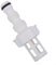 EpheyFIF Adaptateur de tuyau de piscine pour tuyau d'arrosage Intex - Raccord de tuyau de piscine - Valve de vidange d'eau de piscine - Adaptateur de connexion au dispositif de drainage (lot de 1)
