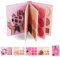 Aomig Kinderschminke Set Mädchen 43 Farben Schminkkoffer Mädchen Waschbar Schminkset Mädchen Schminke Kinder Mädchen Kindern Makeup Set Festival Geschenke Make Up Spielzeug für 4 5 6 7 8 9 10 11 Jahre