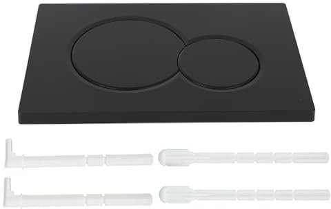 Betätigungsplatte drückerplatte WC spülkasten ersatzteile altes modell kompatibel mit Geberit sigma01 UP300 & 320 betätigungsplatte 115770115 2-Mengen-Spülung 1 Stück (Schwarz)
