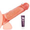 GKLWEJ Guaina Pene, Prolunga PenE Indossabile Uomo con Anelli, 20cm/7,9inch Guaine E Prolunghe per Il Pene, Dildo Realistico In Silicone con Vene, Toys Sessuali
