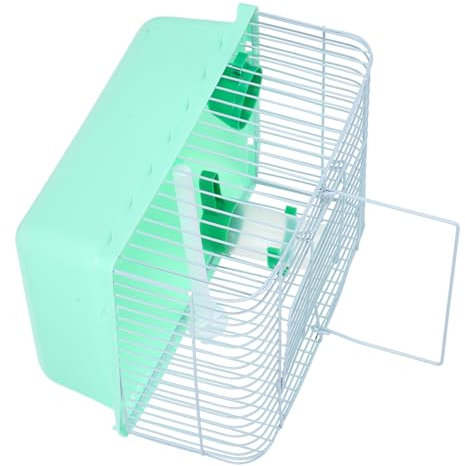 UKCOCO Tragbarer Vogelkäfig Mit Ständer Zubehör Für Wellensittiche Und Nymphensittiche Inklusive Futterbehälter Und Wasserflasche Geräumig Und Vielseitig Für Kleine Vögel Und