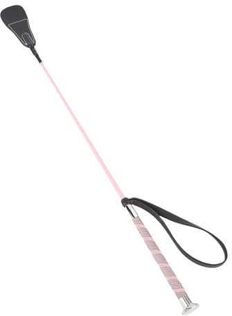 Bewinner Reitkulturpferd Peitsche 26,8 -Zoll -Dressurausrüstung mit Non -Slip -Griff -Gummi -Handgelenkriemen, Professionelle Reitfleischpeitsche für Pferdetraining und Dressursport, PC (PINK)