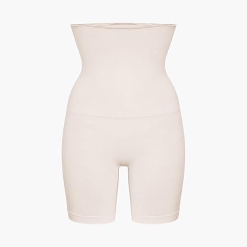 creamy fabrics Shaping Shorts Damen High Waist – Seamless Bauchweg Biker Shorts, Figurformende Kurze Leggings