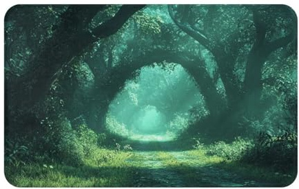 Strandtuch mit Aufschrift A Green Path In The ForestSupernatural Symbols, schwarz, schnelltrocknend, Pfirsichhaut, Samt, Übergröße, 140 x 70 cm, für Erwachsene, super saugfähiges Handtuch
