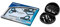 Westcott 90027-10038 Kombipack, Easy Grip Scheren Set und Maniküre-Etui, Schwarz