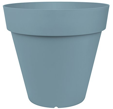 Poetic Emsa Pot de fleurs pour balcon, diamètre 50 cm, bleu vieilli, 517655