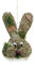 Türkranz Wandkranz Hasenkopf Natur ca. 35 cm Frühling - Ostern - Willkommensgruß 484-G