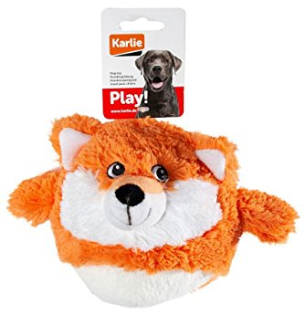 Karlie Moppelchen Fuchs Fossy, Hundespielzeug, Plüsch, Orange, 22x14x14 cm
