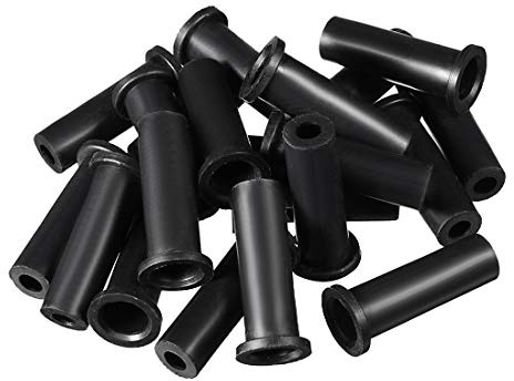 sourcing map 20stk PVC Zugentlastung Kabelknickschutz 39mm Länge 10-6mm | Kabelschutz