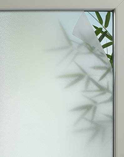 GARDINIA Láminas para ventana Privacy 50, Autoadhesivas, Pantalla de privacidad, Deja pasar la Luz, Adherencia estática sin adhesivo, 45 x 150 cm, Semitransparente