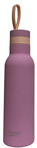 Più Forty Bottiglia Termica, Borraccia, Thermos in Acciaio Color Lilla - Piu