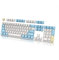 HK Gaming Custom Keycaps | Dye Sublimation PBT Keycap Set for Mechanical Keyboard | 139 Keys | Cherry Profile | ANSI US-Layout | Compatible with Cherry MX, Gateron, Kailh, Outemu | Pegaso