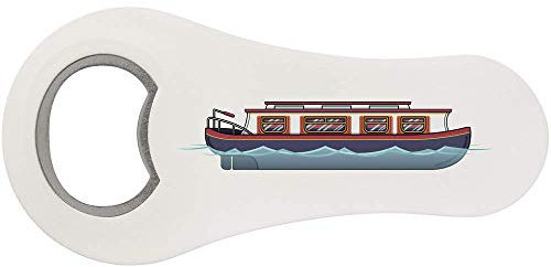 Azeeda 'Canal Boat' Bottle Opener Fridge Magnet (BO00044842)