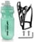 OSIGEI Bike Water Bottle Cage and 21oz Bike Water Bottle Set Lightweight Bike Bottle Holder with Screws - Premium BPA Free Sports Bottle for Road Mountain and Kids Bikes