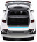 Blackshell® Basic Ladekantenschutz Folie kompatibel mit Renault Zoe | Typ BFM | Bj. ab 2012 Carbon Matt - passgenauer Stoßstangenschutz inkl. Profi Rakel für Folie