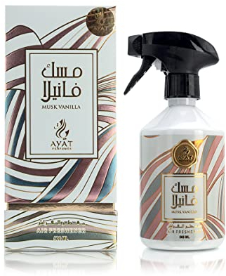 AYAT PERFUMES Raumduft-Spray, orientalische Düfte, 500 ml (Moschus Vanilla)