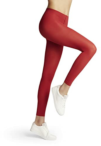 FALKE Femme Pure Matt 50 Den W Semi-opaques Unis Leggings, Rouge Scarlet 8228, S EU
