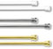 Byour3 - Par De Barras Cortinas Extensibles Para Ventanas Varillas De Tensión TELESCÓPICAS Sin Taladro Palo Ajustable Portavisillos Salón Cocina Baño Oficina (Cromo Brillante Round, de 63 a 110 cm)