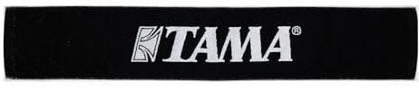 TAMA Handtuch mit weißem Logo - schwarz aus 100% Baumwolle, 110cm lang und 20cm breit (TTWL001)