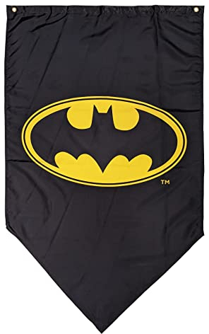 Batman Wandbanner – Große Größe 76,2 x 127 cm – Stoffbanner für den Innenbereich (DC Comics)