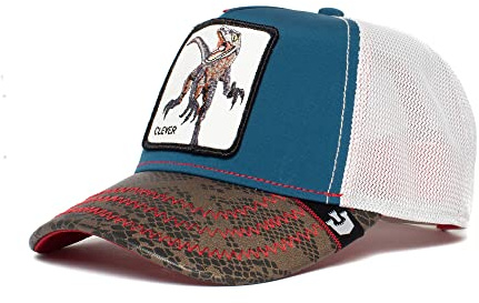 Goorin Bros. The Farm Kinder-Truckerkappe, Blau (Little Raptor), Einheitsgröße, Mehrfarbig, Einheitsgröße