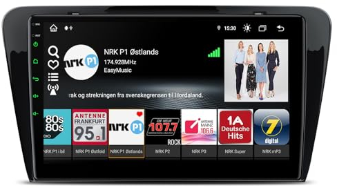 XTRONS 10.1 Zoll Android 14 Autoradio Octa Core 4GB 64GB Eingebautes 4G LTE CarAutoPlay/Android Auto/DSP/WiFi/GPS Bluetooth 5.0 Optional DAB+ OBD DVR für Skoda Octavia(2014-2016)