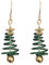 Weihnachten Ohrstecker, Weihnachts- Tropfen Baumeln Ohrringe,Weihnachtsschmuck，Spiral-Weihnachtsbaum-Ohrringe Thanksgiving Theme Geschenk Weihnachtsstil